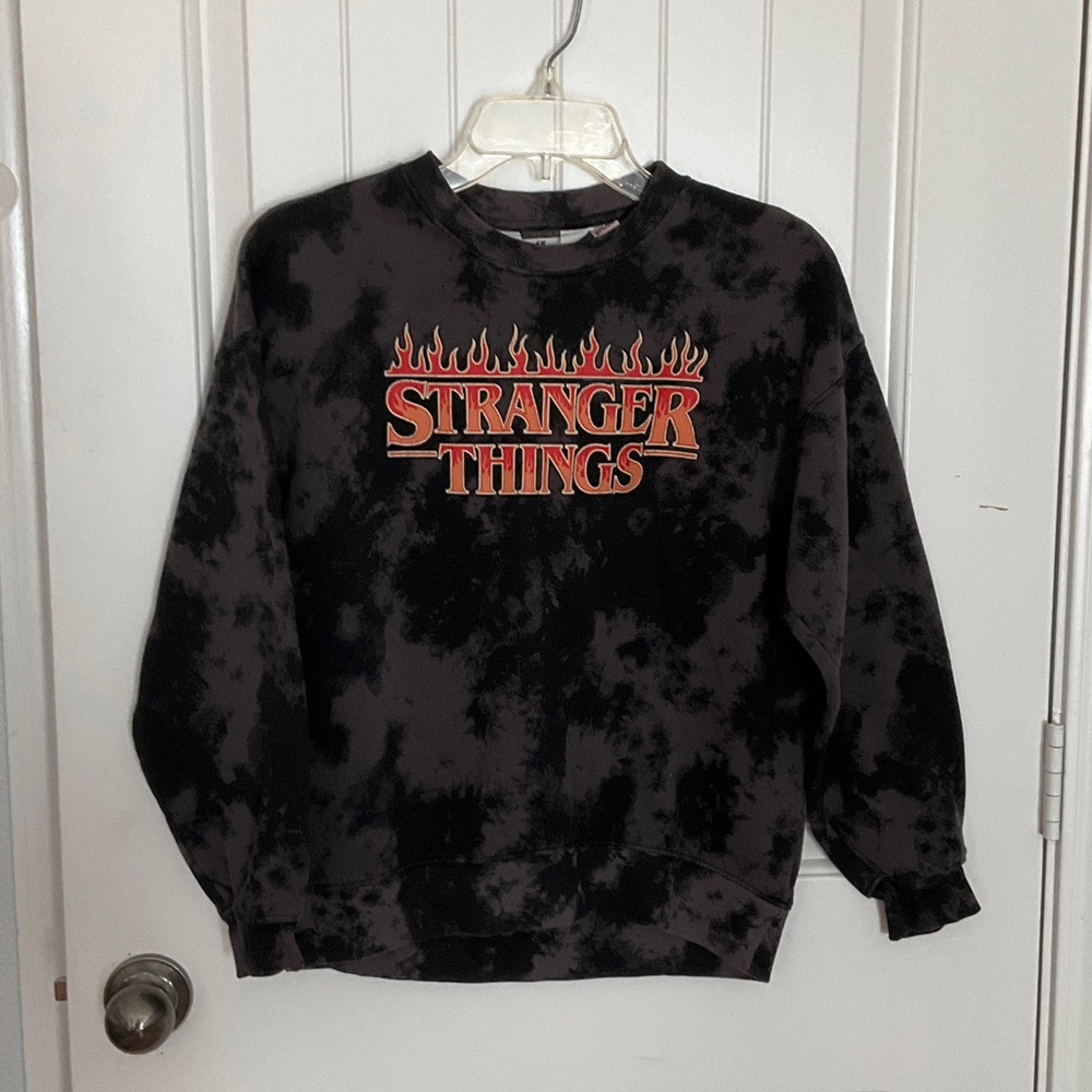 H&M Black Tie-Dye Graphic Men's Sweater